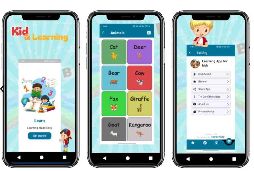 kids learning app
