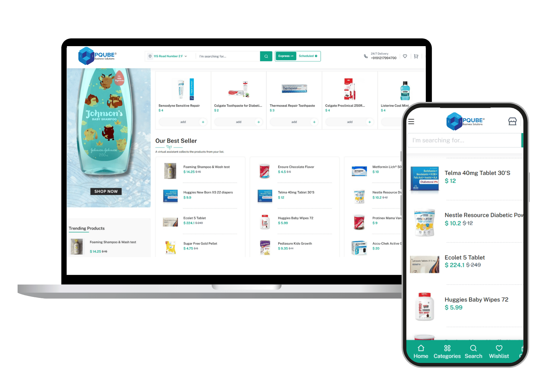 ePharmacy Mockups