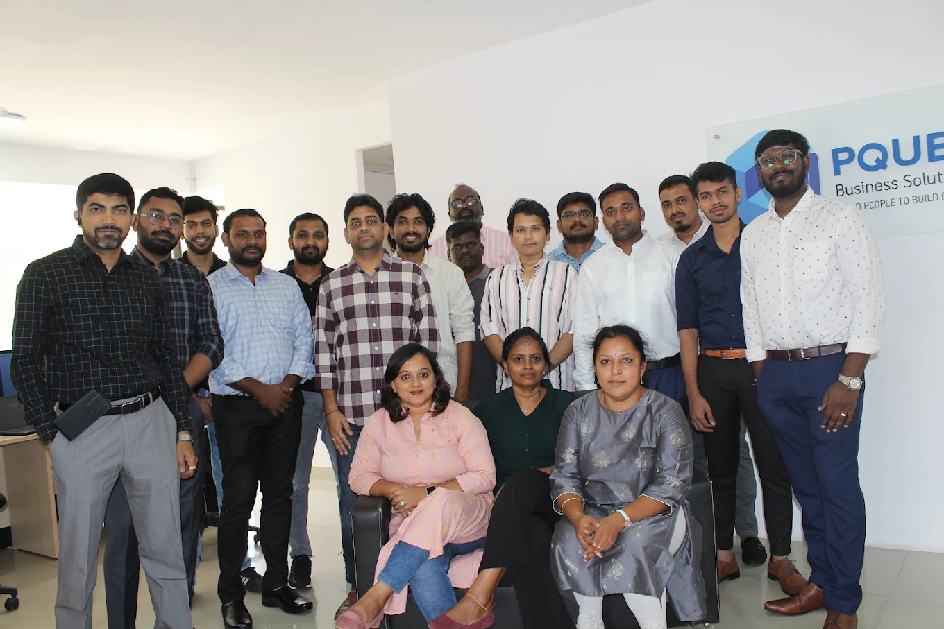 PQube team collaborating
