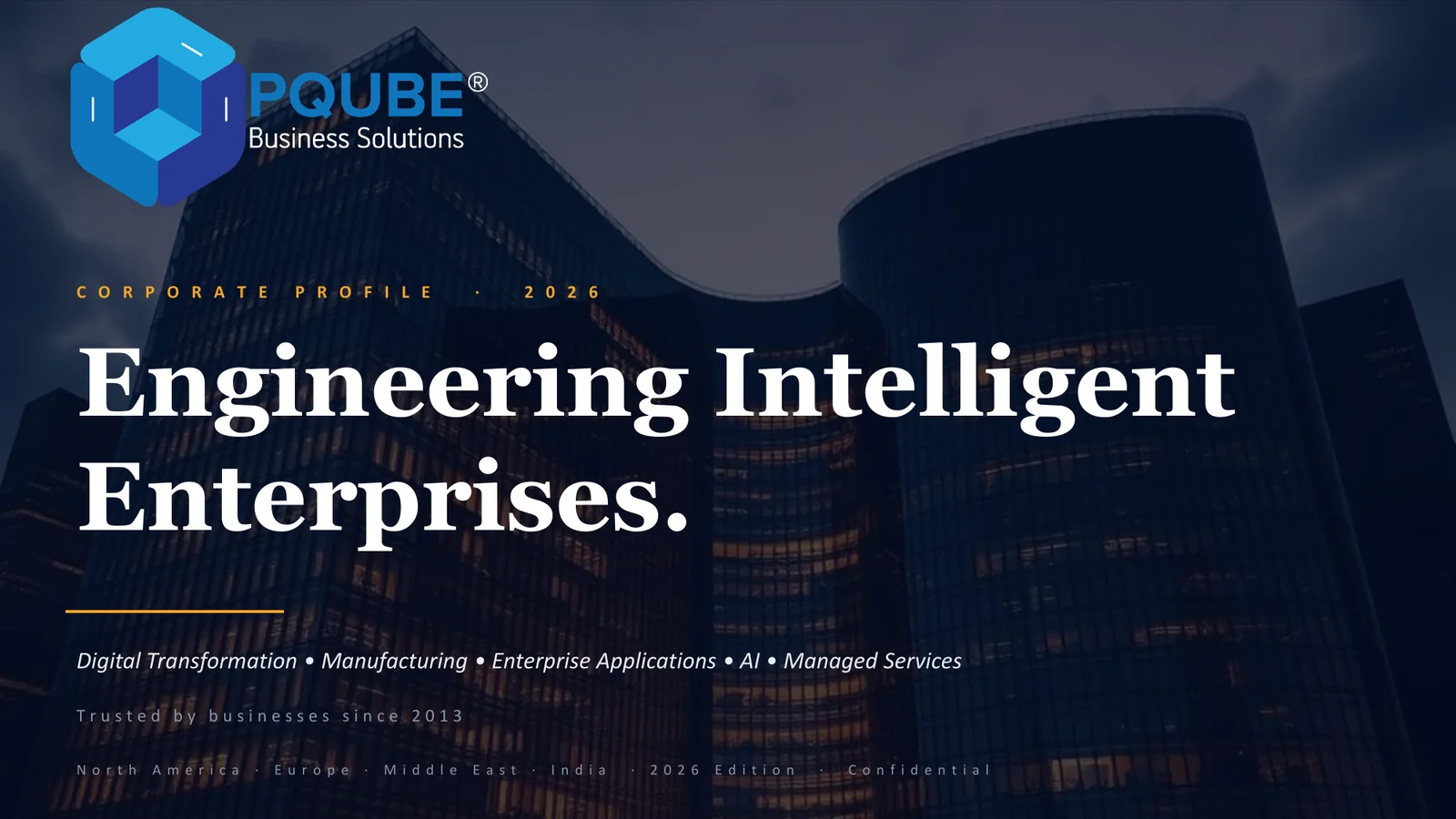 PQube Enterprise Consulting Portfolio preview page 1